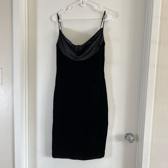 New VTG Black Formal Dress Elegant Wedding Evening Sexy SZ S Tom and Linda Platt - Picture 1 of 12